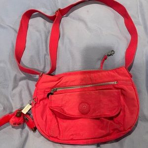 Kipling Crossbody Bag Color Red Rouge